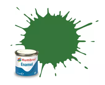 Humbrol - No 131 MID GREEN selyemfényű festék